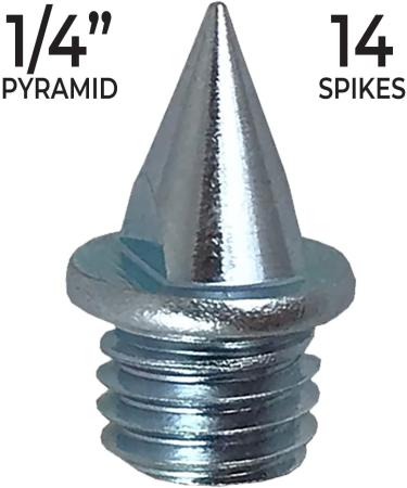 Champ 1/4 Steel Pyramid Spikes with Wrench - Durable and Easy-to-Use Spike Replacement Kit - Buy Online on GoSupps.com