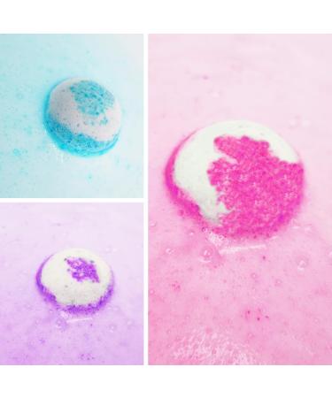 3 x Value Bath Bomb Gift Set from Zimpli Gifts - Ideal Stocking Fillers for Women & Teenagers | Christmas Fizzing Bubble Bath Bombs Relaxing Pamper Kit - Buy Online on GoSupps.com