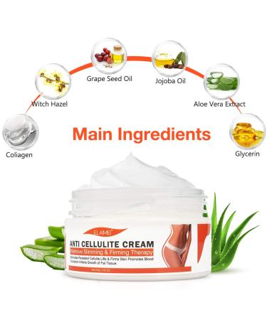 Anti Cellulite & Fat Burning Cream for Belly - Fast Weight Loss Belly Fat Burner for Stomach, Thighs, & Buttocks | Orange - Buy Online on GoSupps.com