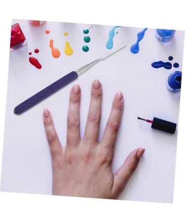 Housoutil Palette Stick Cosmetic Stirring Rods Nail Implements Cosmetic Mixing Stick Nails Gel Nail Manicure Sticks Pigment Mixing Sticks Makeup Stainless Steel Non-slip Blending Pen - Buy Online on GoSupps.com