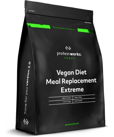 The Protein Works Vegan Diet Meal Replacement Extreme - Salted Caramel 2kg | Plant Based Shake with Added Vitamins | Supports Weight Loss | 33 Servings - Buy Online on GoSupps.com