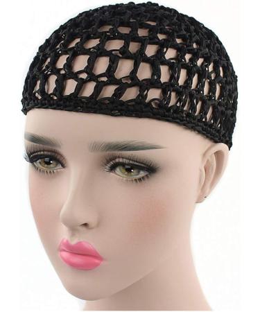 Bettli Thick and Short Hair Net Snoods for Women - Black (Pack of 3) - Buy Online on GoSupps.com