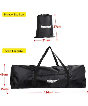 Rhinowalk Folding Electric Scooter Carrying Bag | Waterproof Storage for XIAOMI Mijia M365 | Portable E-Scooter Cover | Handbag & Shoulder Bag - Black - Buy Online on GoSupps.com