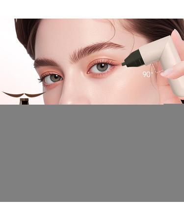 Winged Harvest Stamp 2tip Eye End Wing Stamp for Makeup Creamy Gel Stencil Precise Cosmetics Everyday for Girlfriend Wife Beginners and Mom Brown - Buy Online on GoSupps.com