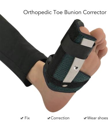 Orthopedic Toe Bunion Corrector for Left Foot | Big Toe Correction Splint with Steel Plate | Reduce Discomfort & Promote Recovery | Daily Use - Buy Online on GoSupps.com