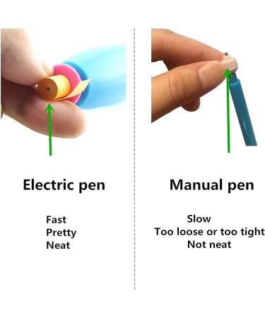 Electric 2-in-1 Quilling Slotted Tool for General & Wider Paper Strips - Buy Online on GoSupps.com