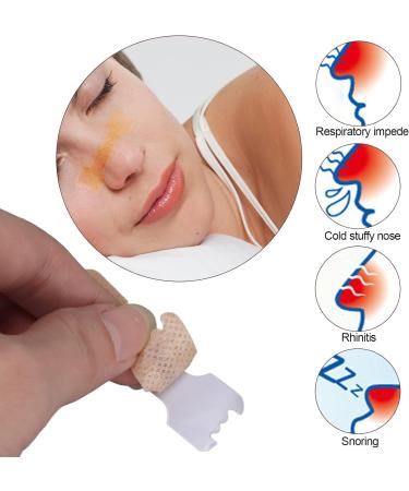 Pack of 50 Anti-Snoring Nose Strips - Nonwoven Snore Stopper for Healthy Sleep - Buy Online on GoSupps.com