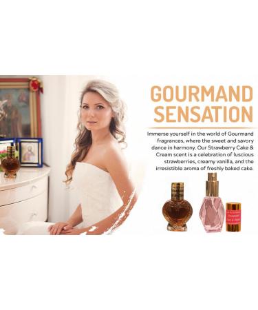 Buy Strawberry Cake & Cream Body Oil - Alcohol Free Fruity Floral Perfumed Oil - 1/2 oz Gourmet Aroma for International Shipping - Buy Online on GoSupps.com