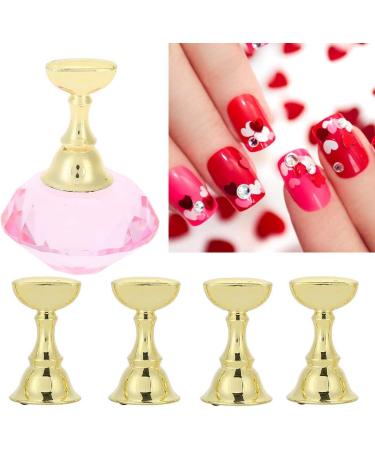 LANTRO JS Nail Holder for Perfect Nail Art - Crystal Base Holder False Nail Tip Practice Stand - Buy Online on GoSupps.com