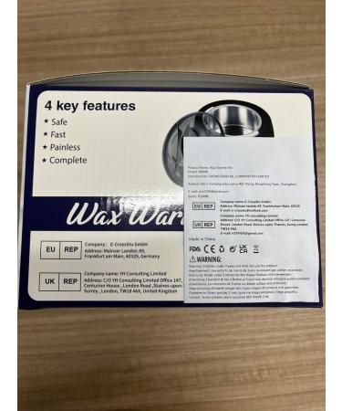Waxing Kit for Women Men: Digital Display Wax Warmer for Hair Removal Accurate Temperature Display 4-Pack Hard Wax Beads 30 Applicator Sticks - All-in-one at Home Use Hot Wax Melt Warmer - Buy Online on GoSupps.com
