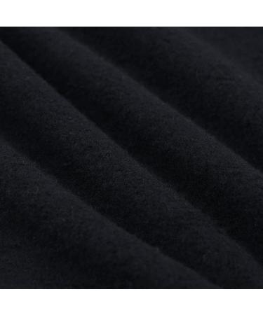 Girls' Solid Black Fleece Pullover Sweatshirt for Ages 2-3 | Top Babies Children's Cozy Coat - Buy Online on GoSupps.com