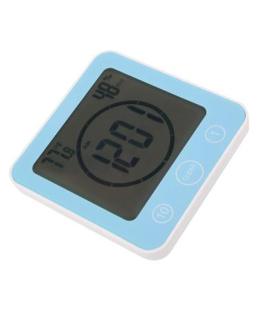 Waterproof Digital Thermometer - Blue ABS Outdoor Temperature Meter with Hook | Accurate Garden Gauge - Buy Online on GoSupps.com