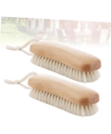 Solustre 6-Piece Household Brush Set Shoe Cleaning Brushes with Soft Bamboo Bristles for Laundry & Shoe Care - Buy Online on GoSupps.com
