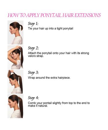 Buy Smooth & Silky Wavy Hair Extensions | Clip-in Ponytail | 43.2-66 cm Long | International Shipping - Buy Online on GoSupps.com