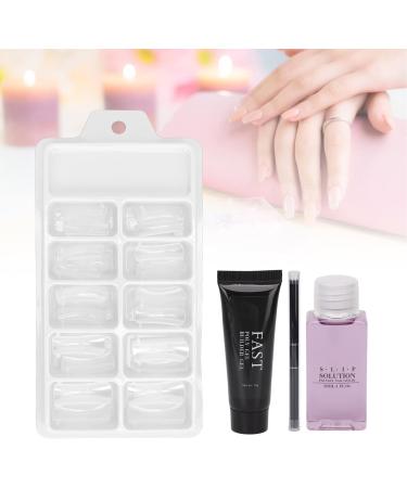 Nail Extension Gel Kit with Double Head Nail Brush Prevent Sticking Solution 30ml 15g Nail Extension Gel for Easy Shaping Suitable for Nail Art Lovers Beginners or Artists S2400 - Buy Online on GoSupps.com