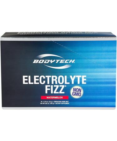 BodyTech Electrolyte Fizz Packets - Watermelon Flavor | 1200MG Vitamin C for Energy & Endurance | 30 Packets - On-the-Go Refreshment - Buy Online on GoSupps.com
