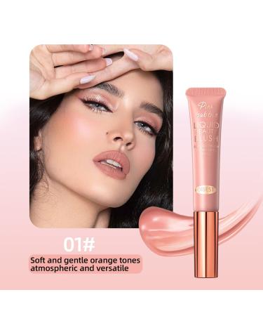 Pakivs 3 Colors Blush Beauty Wand - Long-Wearing Cream Liquid Blush - Buy Online on GoSupps.com