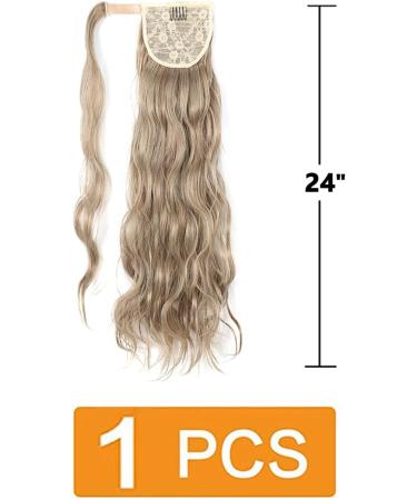 Prinfantasy Long Wavy Ponytail Hair Extension 24 inch - Synthetic Hairpiece for Women | MW136 GBMW136 - Buy Online on GoSupps.com