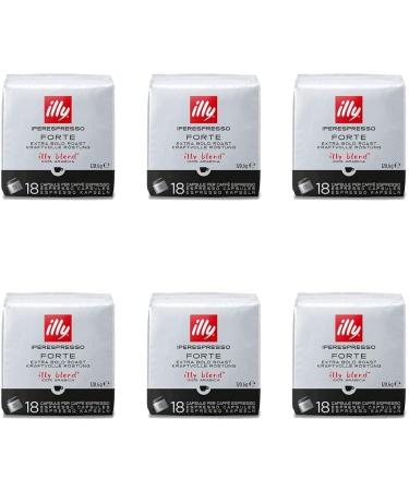 Illy Set 6 Packs iperespresso Capsules Coffee Extra Bold Roast 18 pz. - Buy Online on GoSupps.com
