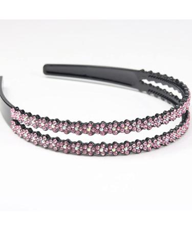 Elegant Rhinestone Hair Accessories Set - Non-Slip Headbands & Slippery Hair Ripes for Women - Buy Online on GoSupps.com