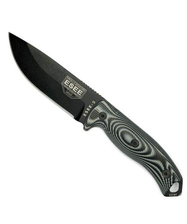 ESEE Model 5 3D Fixed Blade Black ES5PB002