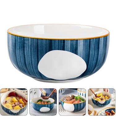 Hemoton Bowl Ramen Bowls Ceramic Salad Bowl Big Pasta Bowl Serving Bowl for Ramen Noodles Microwavable Bowls for Kitchen and Restaurants Japanese Ramen Japanese Assorted Color-1 - Buy Online on GoSupps.com