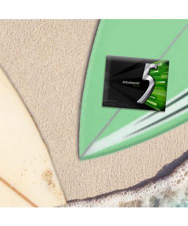 5 Gum Spearmint Rain Sugarfree Gum - 150 Pieces in 10 Packs - Buy Online on GoSupps.com