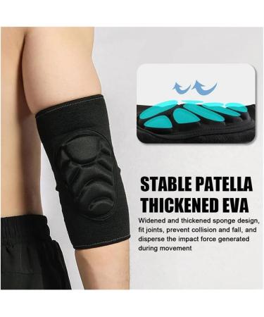 ZGXNYI 1 Pair Elbow Pads Black Breathable Antislip Protector Sports Knee Protector Padded Brace Cycling Support Outdoor Sports Elbow Pads - Buy Online on GoSupps.com