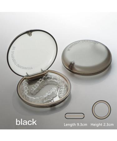 Jaimela Black Portable Storage Boxes for Dentures | Braces Spanging Box & Bite Can - International Shipping Available - Buy Online on GoSupps.com