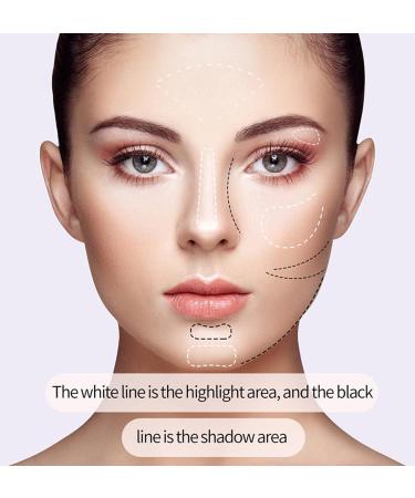 AZLESLOG Dual Cream Contour Stick - Highlight & Contour Bronzer Stick for Face Shaping - Ivory and Dark Coffee Shades - All Skin Types - Buy Online on GoSupps.com