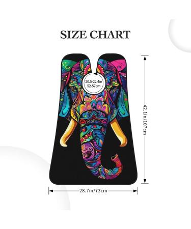 Vibrant Elephant Print Beard Bib Apron - Non-Stick Hair Catcher for Men s Shaving | Perfect Gift - Buy Online on GoSupps.com