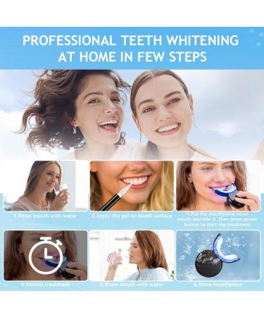  VOHESEA Professional Teeth Whitening Kit - 32 LEDs - With 3 Fast Whitening Gels - 16 - Buy Online on GoSupps.com