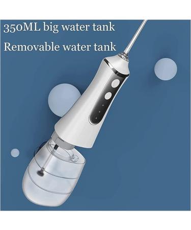 Buy Water Flosser Professional Cordless Oral Irrigator - 350ML IPX6 Waterproof 3 Modes & 5 Nozzles for Braces Care | Portable Teeth Cleaner for Home & Travel - Buy Online on GoSupps.com
