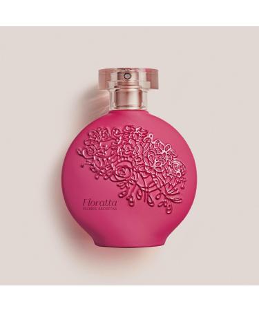 O BOTICARIO Floratta Secret Flowers Eau de Toilette Long-Lasting Floral Rose Fragrance Perfume for Women 2.5 Ounce - Buy Online on GoSupps.com