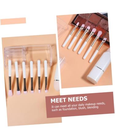 Beaupretty 5 Sets Makeup Brush Set Facial Tools Eye Shadow Brush Face Sponge Makeup Tool Make up Sponges Makeup Brush for Girls Makeup Supplies Travel Square Artificial Fiber Suite White - Buy Online on GoSupps.com