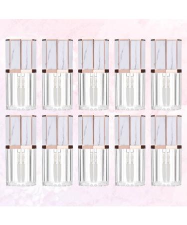 CALLARON 10pcs Clear Lipgloss Tubes - Reusable 5ml Lipstick Containers for DIY Lip Gloss & Makeup - Buy Online on GoSupps.com