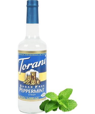 Torani Sugar-Free Peppermint Flavour Syrup 750ml bottle 2 Pack white Peppermint 750 ml (Pack of 2) - Buy Online on GoSupps.com