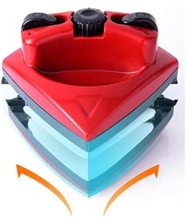 Double-sided Glass Wiper Cleaner Window Cleaner Wiper Glass Washing Cleaning Tool for Double Glazed Windows (Yellow) - Buy Online on GoSupps.com