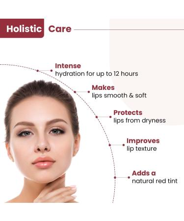 Buy Tinted Cherry & Rosehip Vegan Lip Balm SPF 20 - Moisturizing for Dark Dry Lips with Vitamin E & Shea Butter - Unisex All Skin Types - 5gm - Buy Online on GoSupps.com