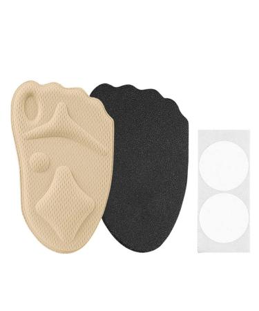 YTYZC Women Forefoot Half Insoles Shoes Shoe Size Shoe Pads Comfort High Heels Toe Cushion Foot Pad (Color : D Size : 1) 1 D