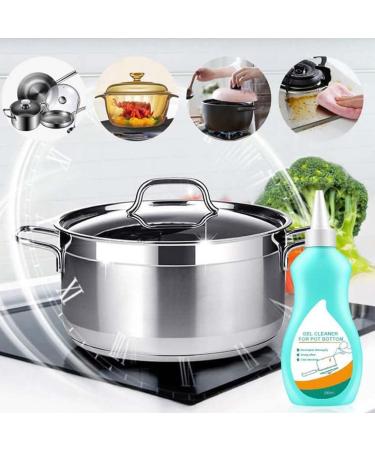 Magic Gel Cleaner for Pots and Pans Black Pot Bottom Cleaning Gel Cleaner for Bottom of Pots and Pans Gel Cleaner for Cookware Bottom Stainless Steel Cleaner for Stubborn Grease Grime (1PC) - Buy Online on GoSupps.com