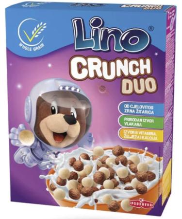 Lino Crunch Duo Muesli Cornflakes Lot of 3 bottles of cereal 225 g - Buy Online on GoSupps.com