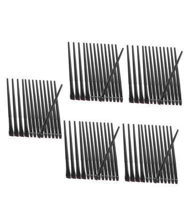 Hemoton 80 Pcs Eyeliner Brush Eye Makeup Tool Eyeliner Precision Brush Eye Brush for Eyeliner Eye Brush for Makeup Eye Liner Brush for Makeup Eye Precision Brush Makeup Eye Brush 14.50X0.90X0.70CMx5pcs Blackx5pcs