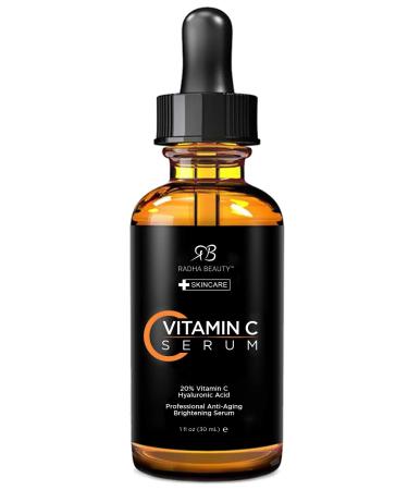 Radha Beauty Vitamin C Facial Care Kit - Anti-Aging 3-in-1 Set for Wrinkles & Dark Spots - Cleanser, Serum, Moisturizer - Day & Night Skincare Set - Buy Online on GoSupps.com
