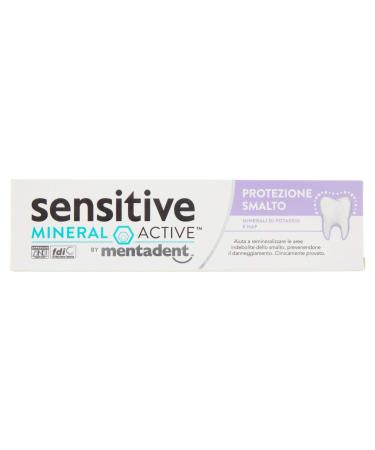 Mental toothpaste Sensitive Mineral Active Protection Mentadent especially for the care of sensitivity and tooth coat 75 ml tooth melt protection