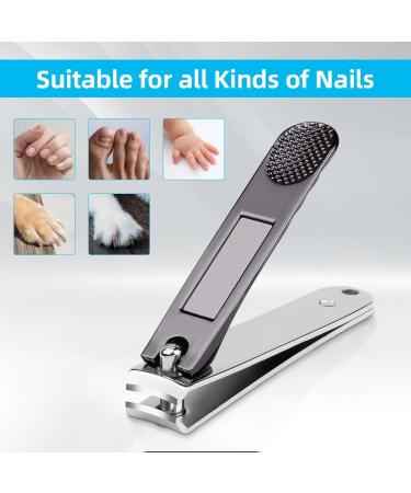 Lophe 3PC Manicure Set - Professional Stainless Steel Nail Clippers & Scissors Kit for Home & Travel | Nail Care for Women Men & Seniors - Buy Online on GoSupps.com