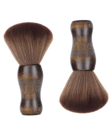 Ipetboom Hair Brush Facial Cleaning Brush Hair Cutting Brush Hair Salon Brush Detail Cleaner Large Neck Duster Brush Hair Salon Neck Duster Clay Flower Accessories Bride Bamboo