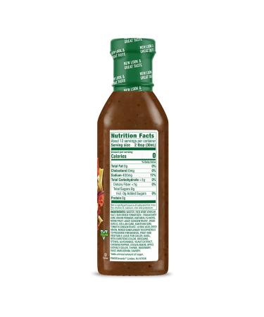 Walden Farms Sun-Dried Tomato Vinaigrette Dressing 12 oz - Sugar Free, Keto and Kosher - Fresh Tangy Salad Topping with 0g Net Carbs - Natural Flavors - Buy Online on GoSupps.com