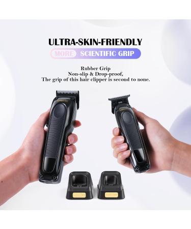Professional Hair Clippers for Men | High Torque Brushless Motor | Cordless Trimmer & Detachable Blade | Premium Barber Kit with Charging Stand | Best Gift - Buy Online on GoSupps.com