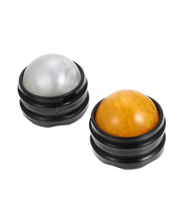 Healeved 2st roller ball yoga massage balls resin massage muscle-max massage mini muscle massage devices Self-massage manual roller walze foot massage balls muscle regeneration body pp fitness roll